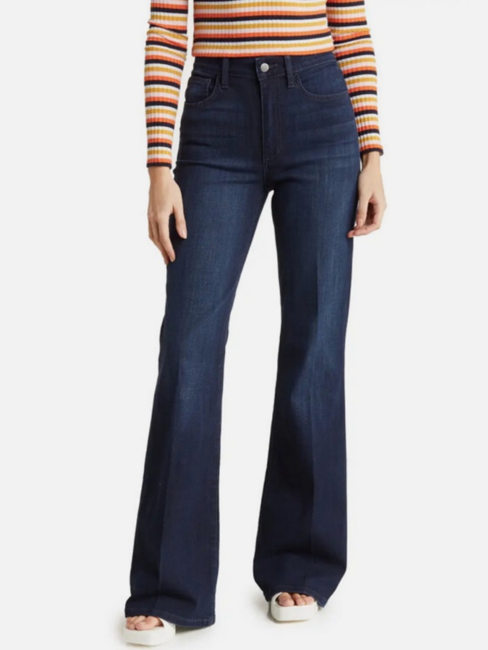 Joe’s Jeans | High Rise‎ Molly Flare Jeans Francesca Dark Wash